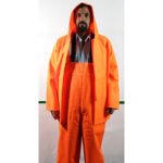 Prodin-Impermeables de dos piezas verde flourescente Mod. A-2