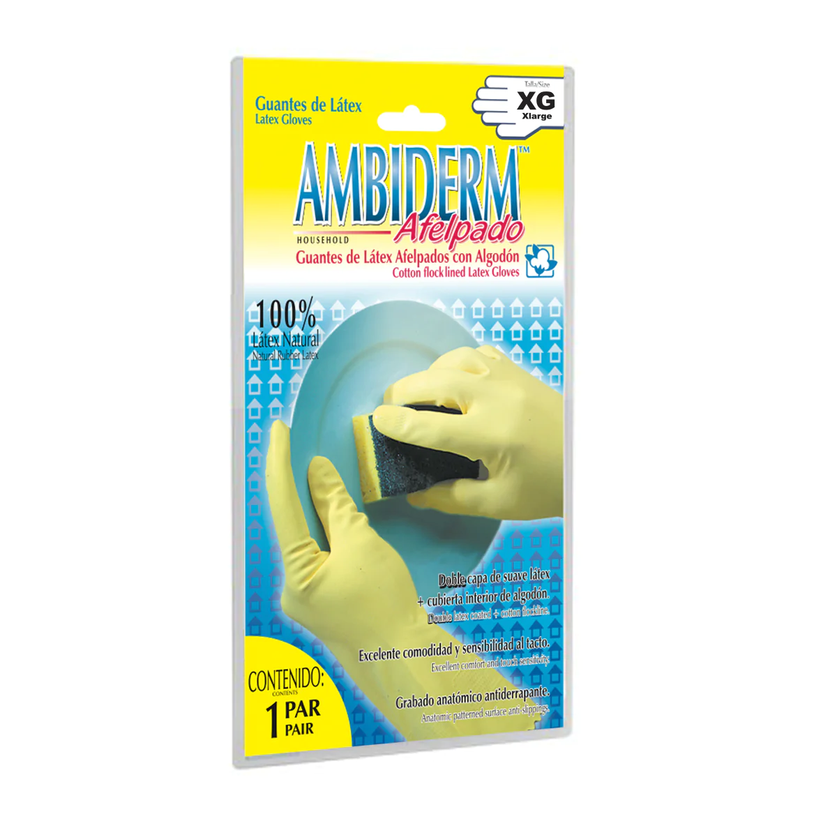 Afelpado_XG_1024x1024@2x Ambiderm-Guante latex multiusos afelpado - Imagen 1