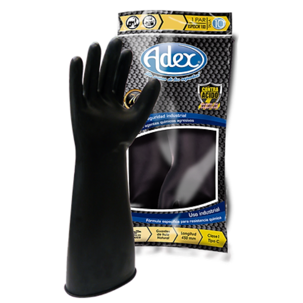 Guantes contra ácido industriales