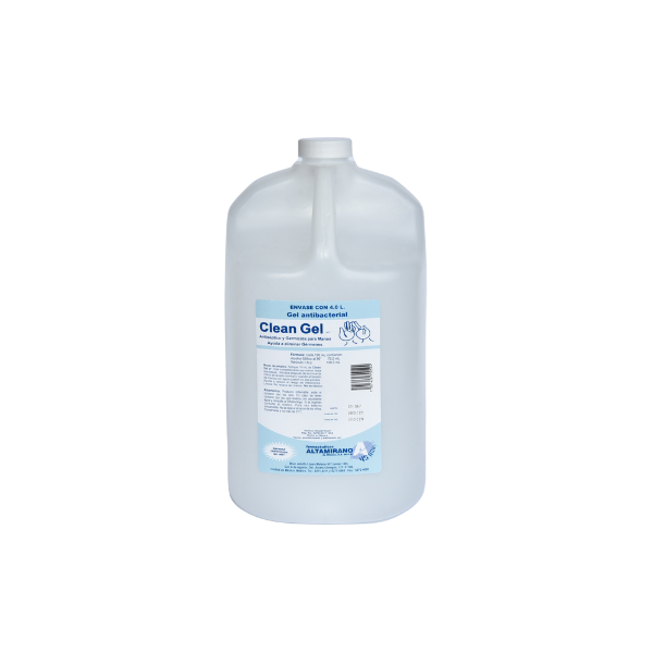Gel antiséptico y germicida