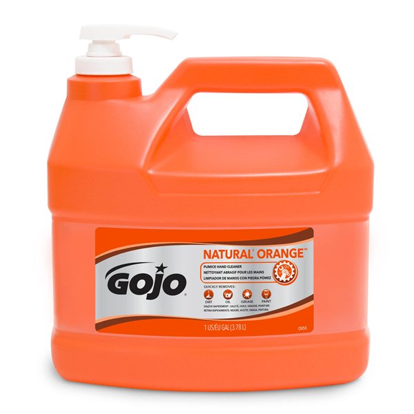 Gojo Natural Orange Limpiador de manos con extracto de piedra pomez