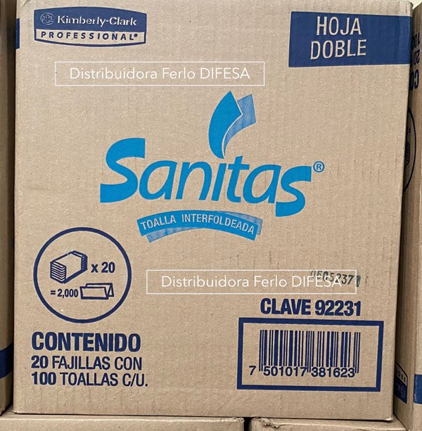 Sanitas Toalla inter doblada