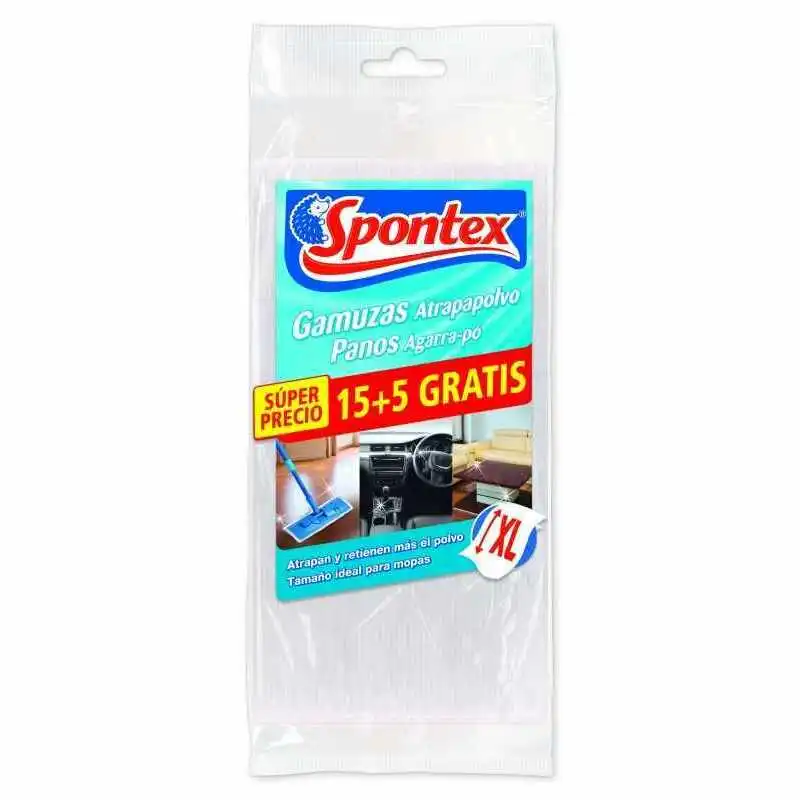 Spontex-Gamuzas-Atrapapolvo-20-Unidades-Negro-Pack-de-1.jpg_ Spontex-Sprint Polvo/Gamuza especial atrapa polvo - Imagen 1
