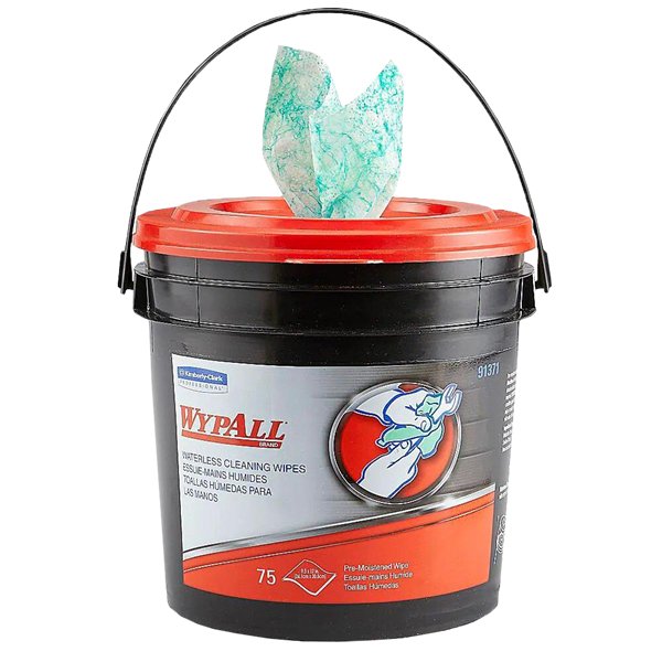 Wypall Paños de limpieza waterless cubeta