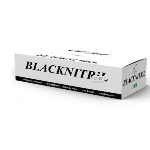 Guante negro nitrilo