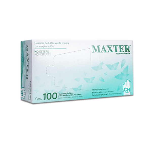 Guante latex mentolado de exploracion