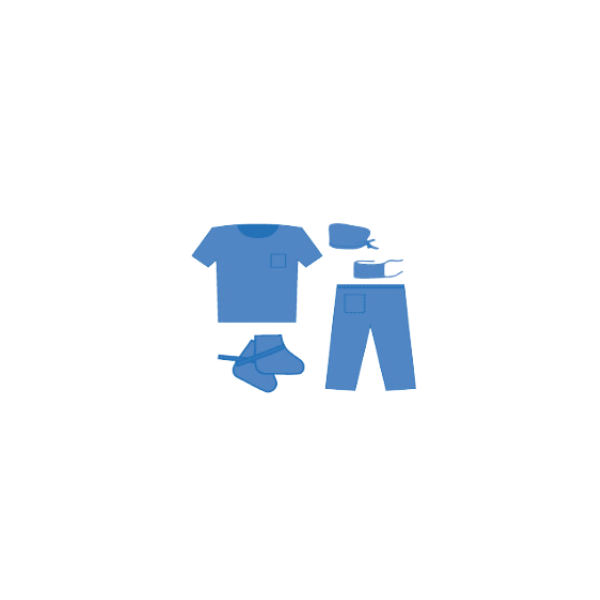 Uniformo desechable quirúrgico