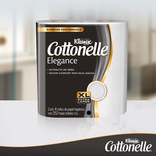 Papel higiénico tradicional Cottonelle