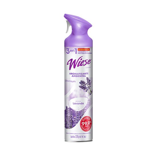 Wiese aromatizante en aerosol premium 3 en 1