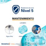 GUANTE ANTICORTE ACERO INOXIDABLE 3 DEDOS TALLA L - Imagen 5