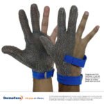 GUANTE ANTICORTE ACERO INOXIDABLE 3 DEDOS TALLA L