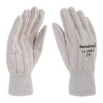 GUANTE DE LONA DOBLE PALMA BLANCO